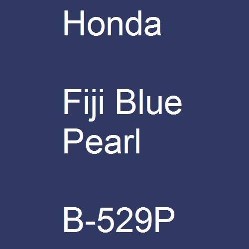 Honda, Fiji Blue Pearl, B-529P.